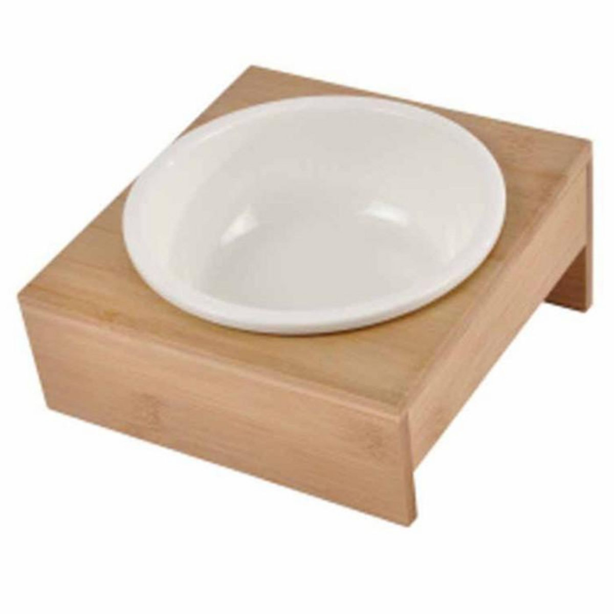 Paris Prix Gamelle pour Chien & Chat  Bambou  20cm Naturel