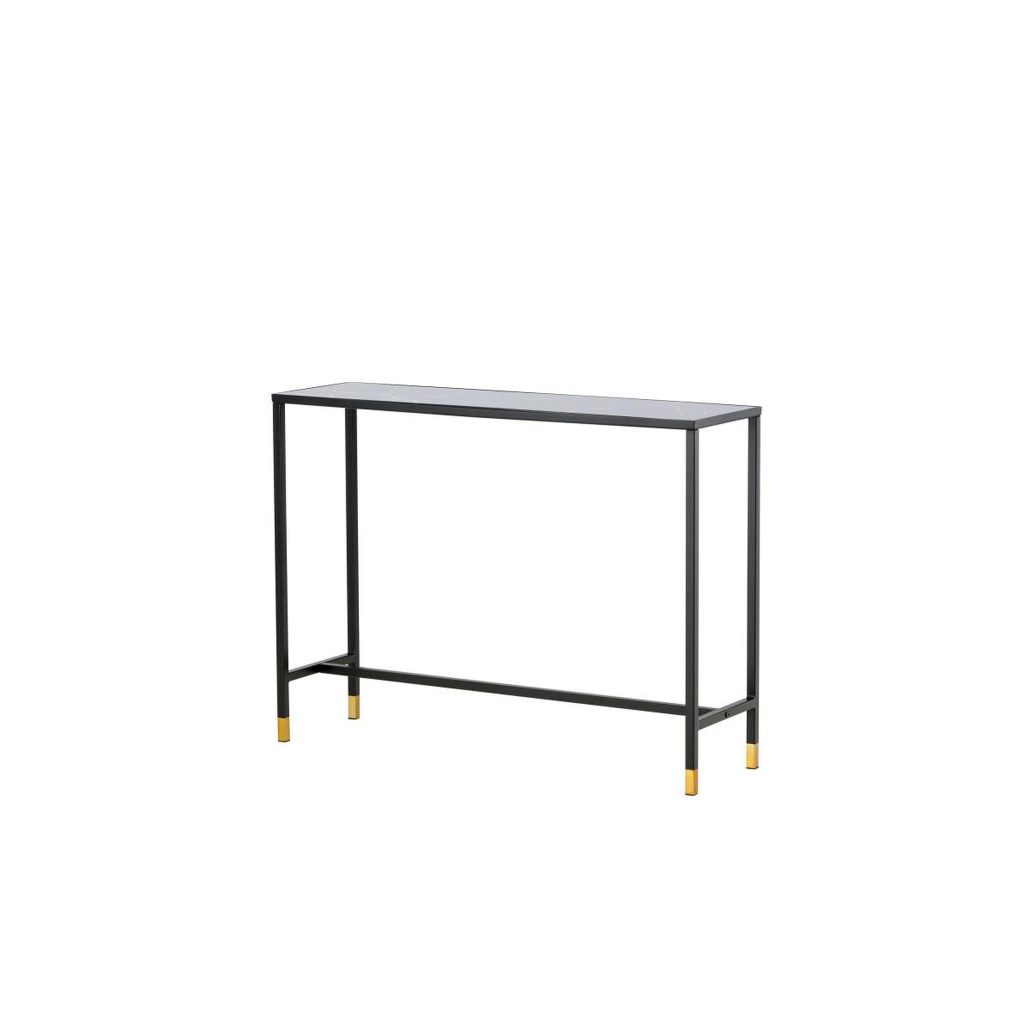 Voir la diapositive 6 : Paris Prix Console design en verre  dipp  100cm noir