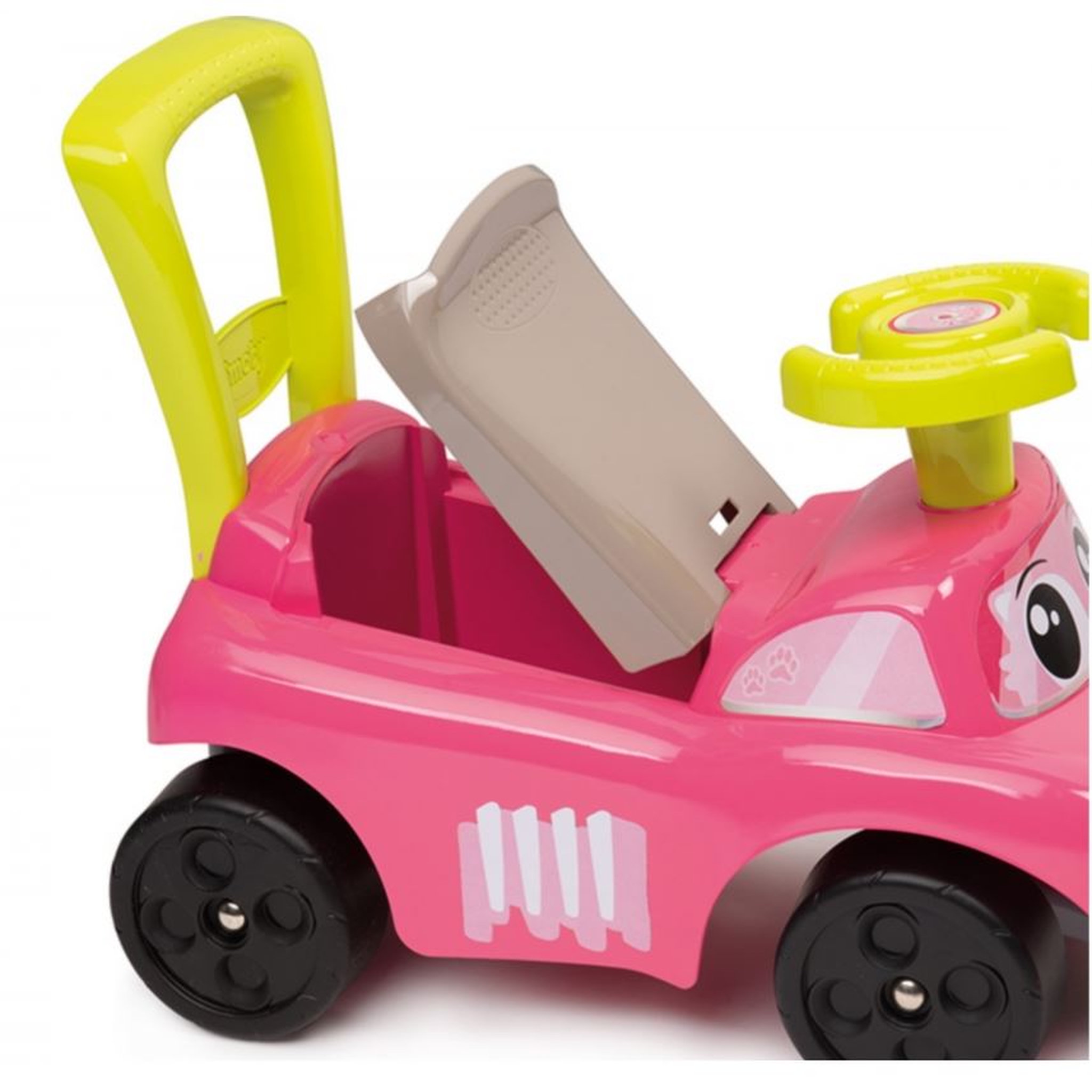 Voir la diapositive 5 : SMOBY Porteur auto - rose
