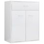 Voir la diapositive 2 : VIDAXL Buffet Blanc brillant 60x30x75 cm Bois d'ingenierie
