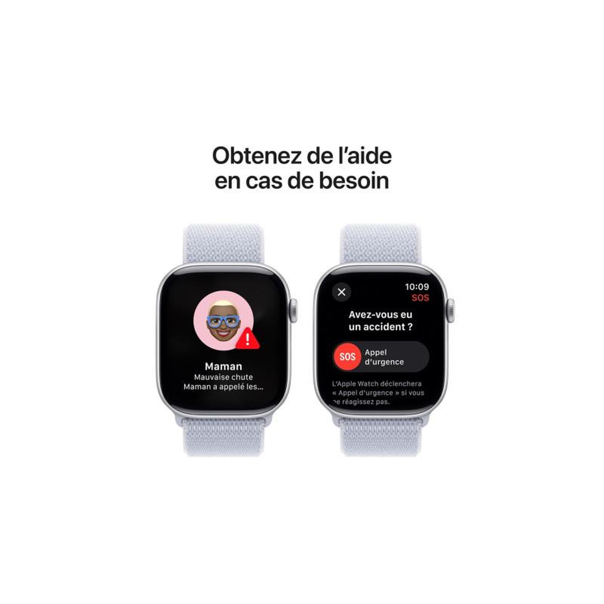 Voir la diapositive 6 : APPLE Montre connectée Serie 10 46mm Alu/Argent Loop