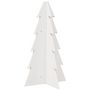 Voir la diapositive 5 : VIDAXL Arbre de Noël en bois pour decoration blanc 69,5 cm pin massif