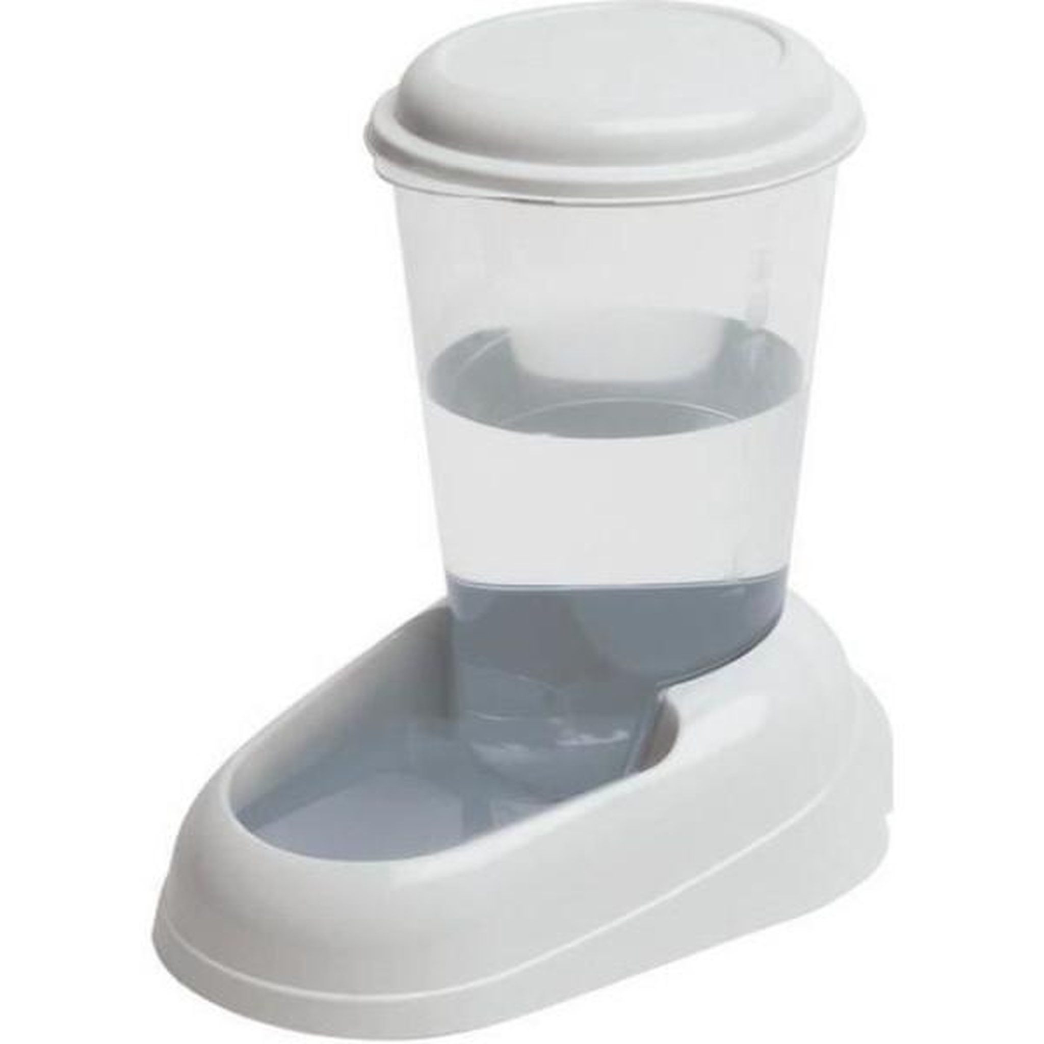 Ferplast FERPLAST Distributeur d'eau Nadir 3L en plastique - 29,2x20,2x28,8cm - Blanc - Chien et chat