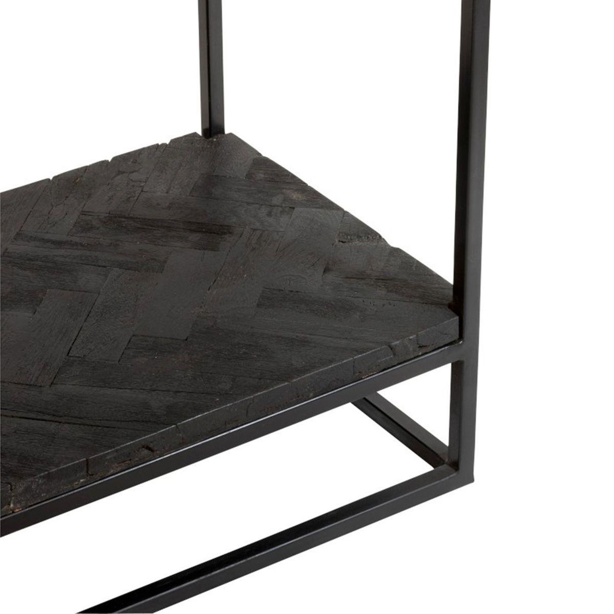 Voir la diapositive 6 : J-LINE Console en bois design  grub  161cm noir