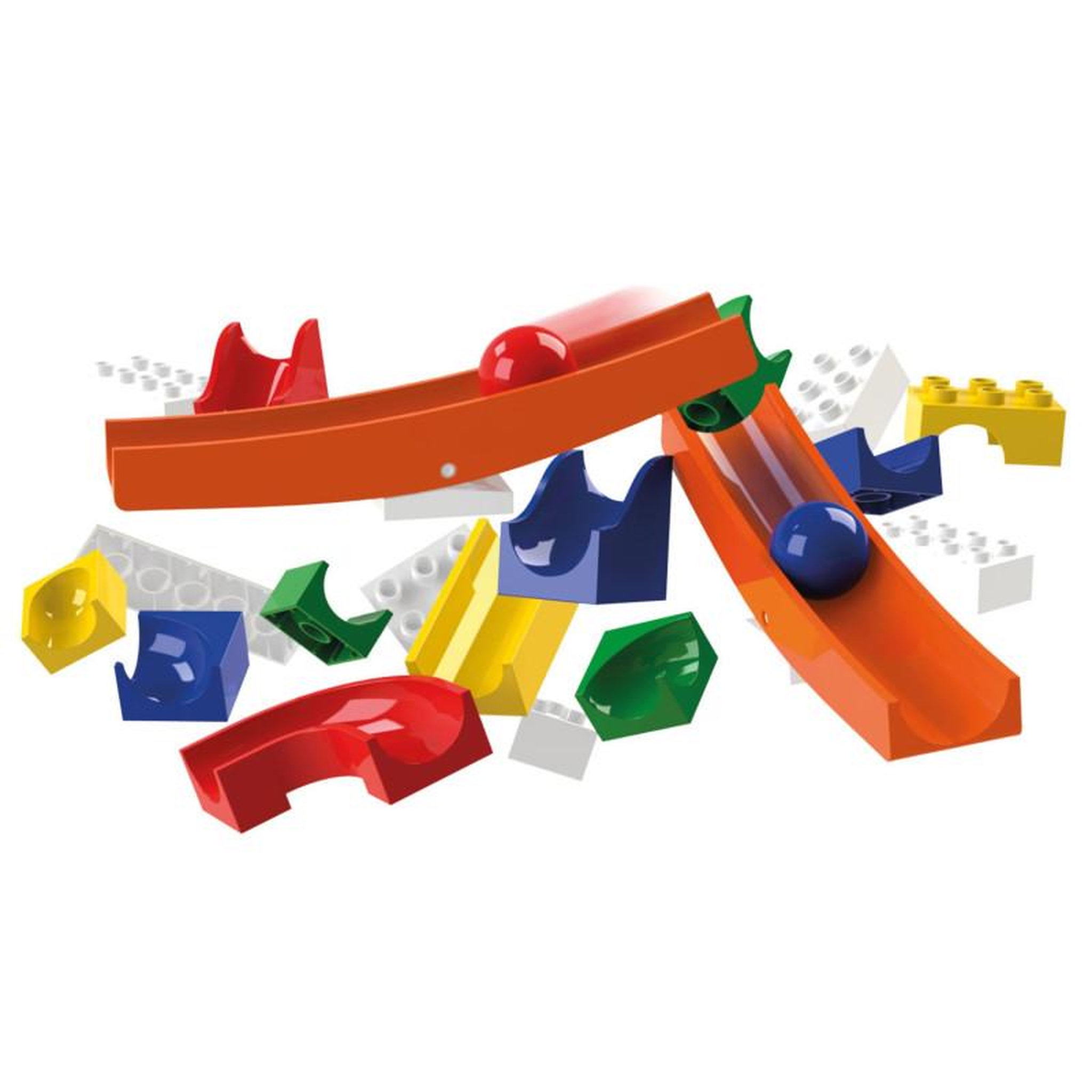 Voir la diapositive 3 : HUBELINO Hubelino Knikkerbaan Supplement set Wip Wap, 45dlg.