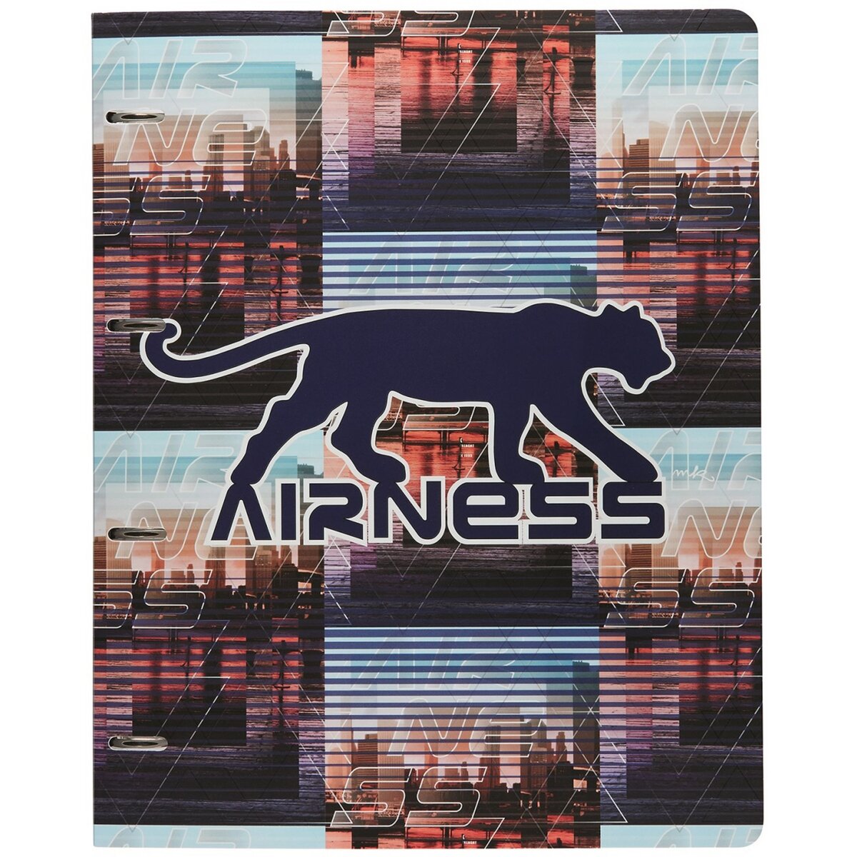 AIRNESS Classeur souple A4 dos 30mm Airness Legend - lignes fondues