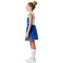 ATOSA Déguisement Cheerleader Bleu - Fille - 5/6 ans (110 à 116 cm)