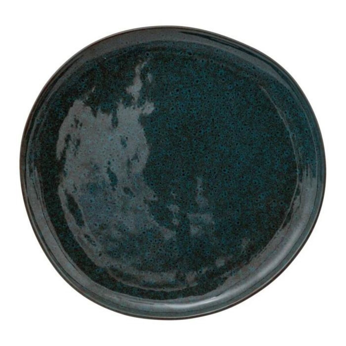 SECRET DE GOURMET Lot de 6 Assiettes Plates  Jade  27cm Vert