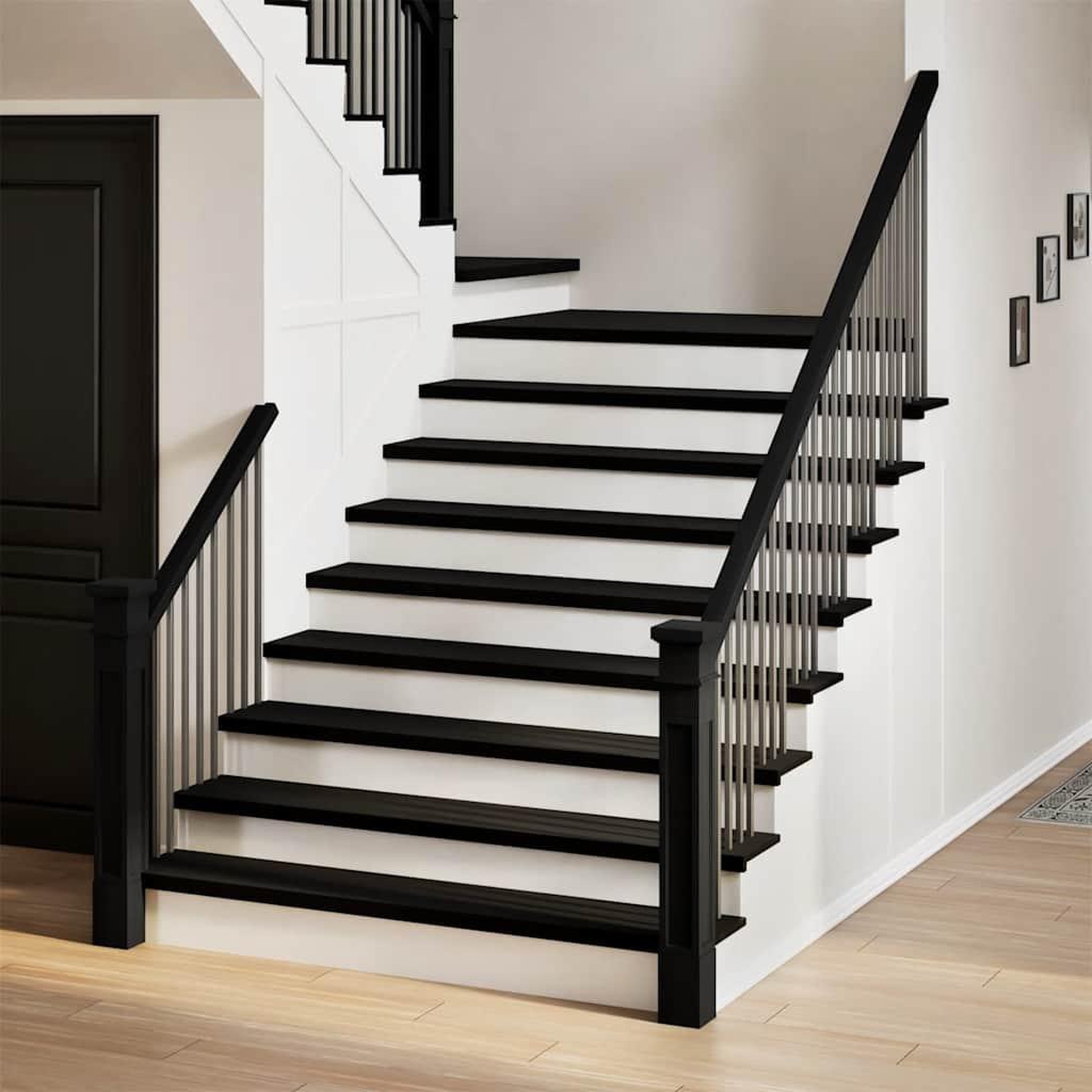 VIDAXL Marches d'escalier 2 pcs marron fonce 120x30x2 cm chene massif