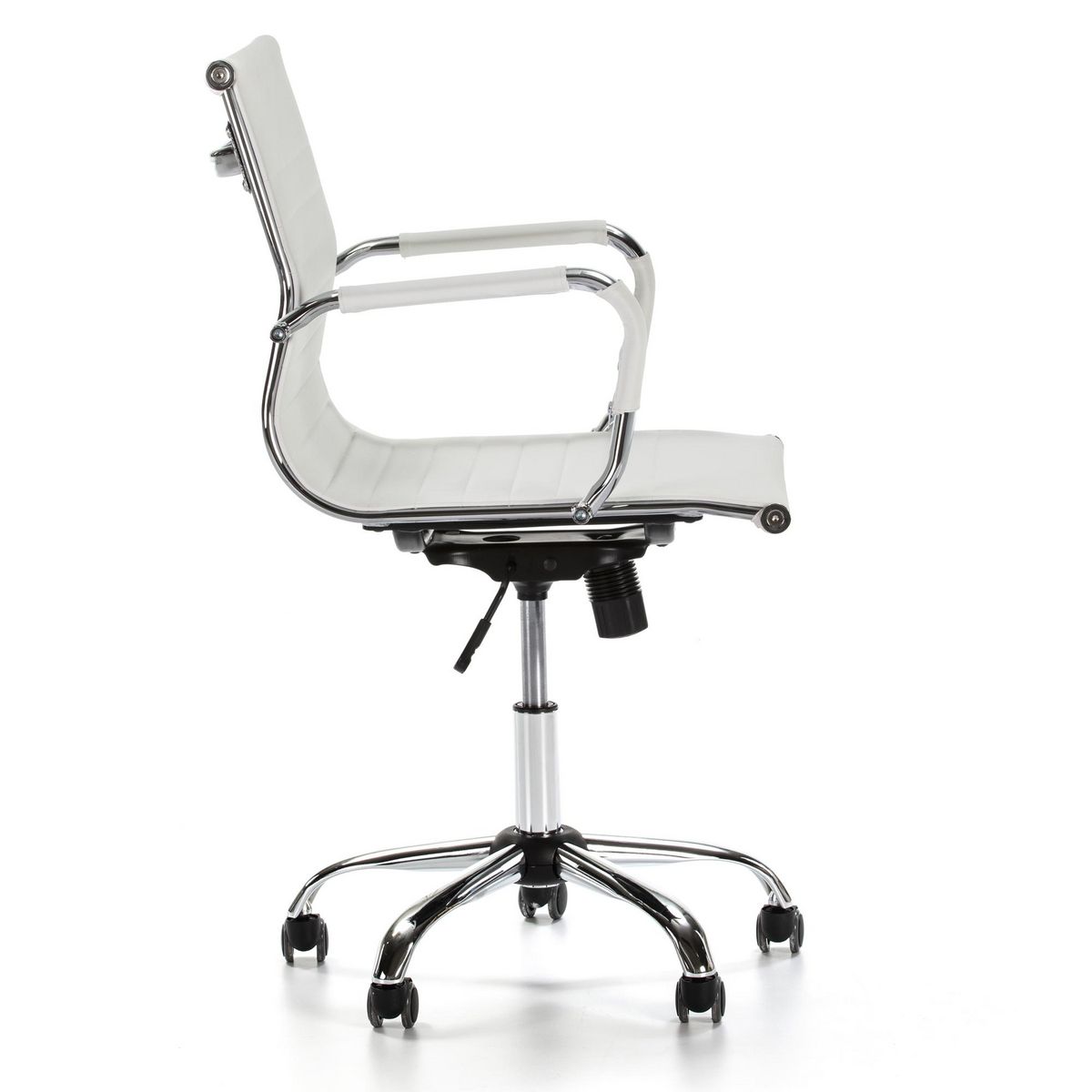 VS VENTA-STOCK Fauteuil de Bureau Croma inclinable Blanc,Cuir Synthétique