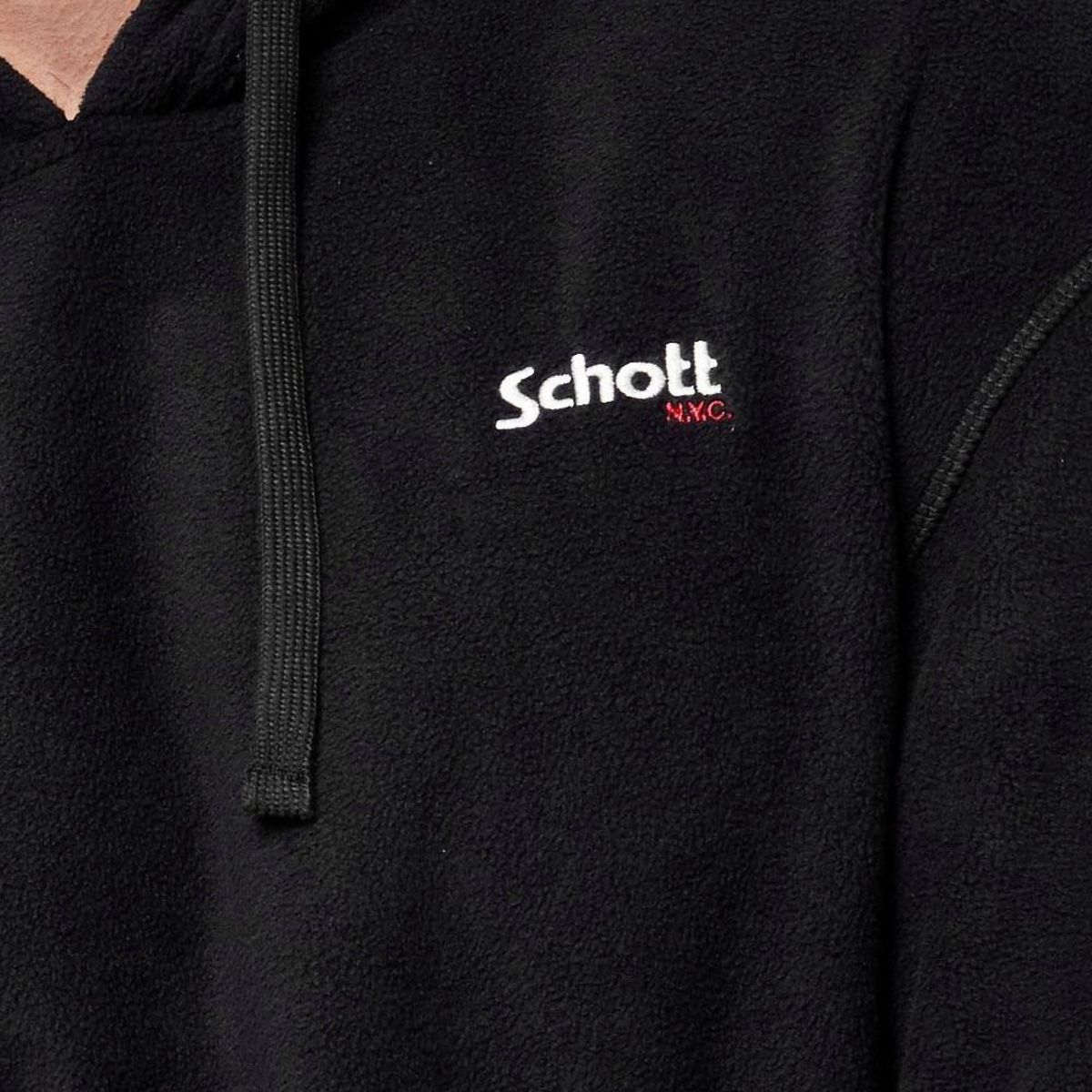 Schott Sweat à capuche  Homme Schott Micro Polar