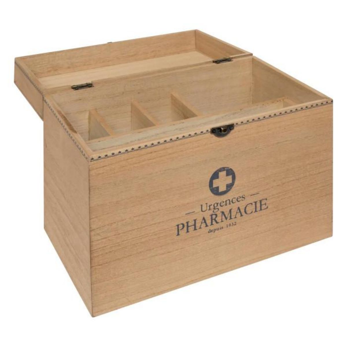 ATMOSPHERA Boîte à Pharmacie  Little Cottage  27cm Naturel