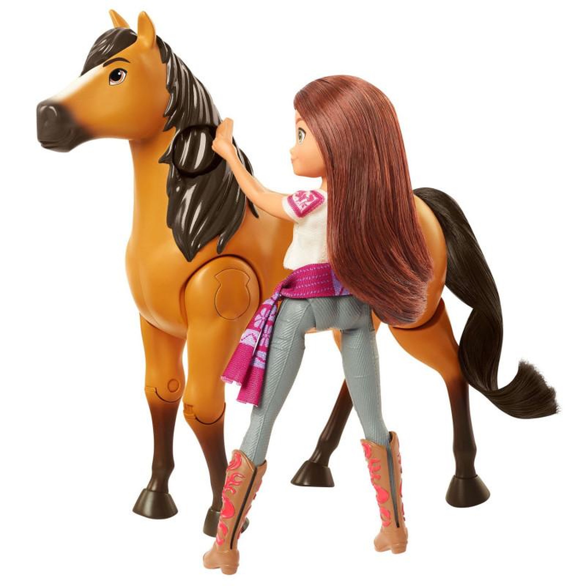 Voir la diapositive 3 : MATTEL Mattel - Spirit Untamed - Riding Together Lucky & Spirit GXF95