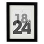 Voir la diapositive 1 : ATMOSPHERA Cadre Photo Bois  Eva  18x24cm Noir