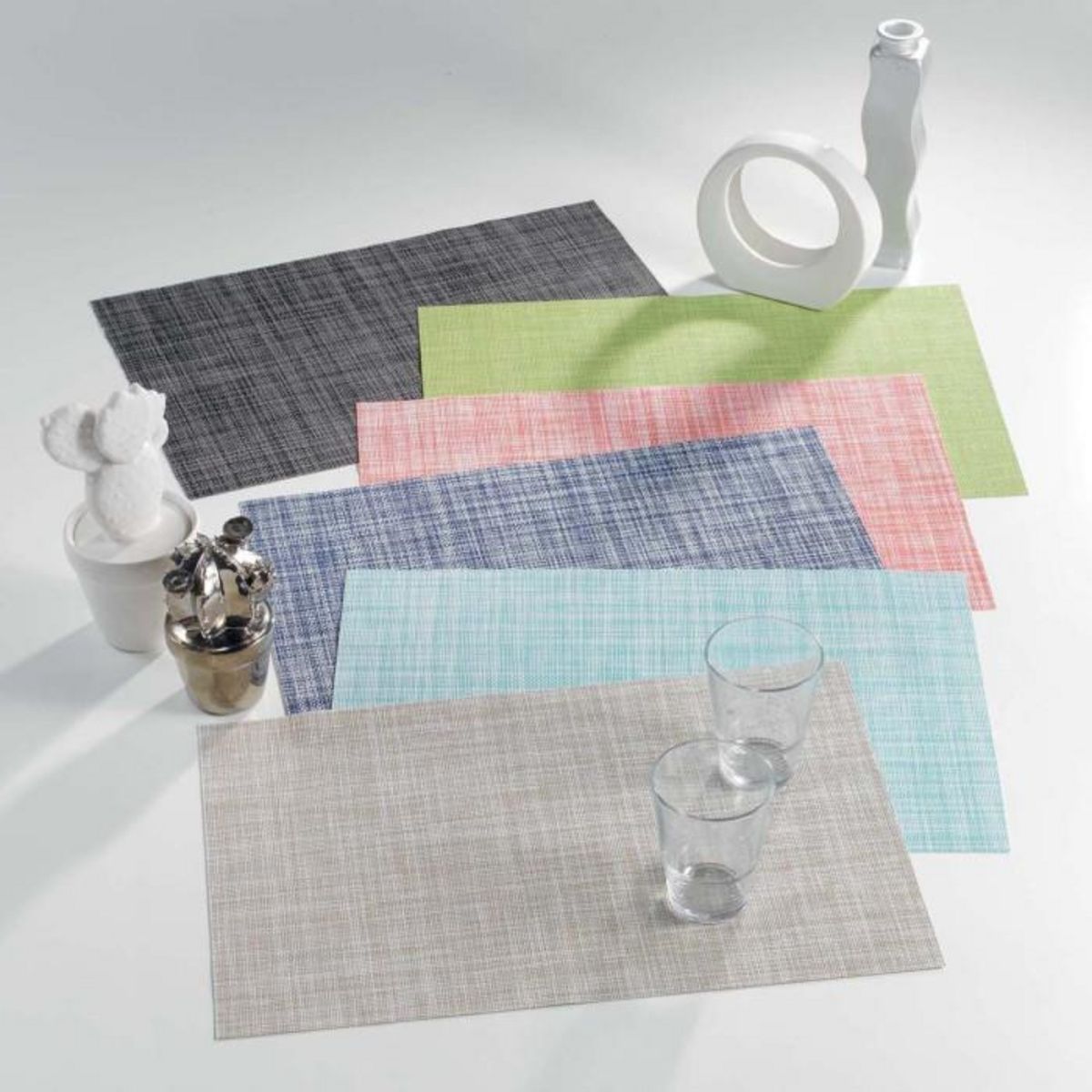 Paris Prix Set de Table  Punto  30x45cm Noir