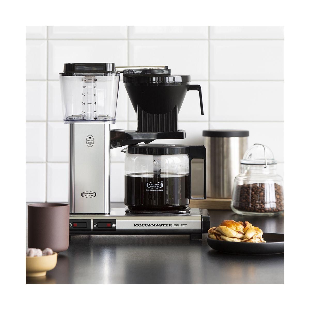 MOCCAMASTER Cafetière filtre Brushed