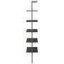 Voir la diapositive 4 : VIDAXL Etagere inclinee a 5 niveaux Noir 64x35x185 cm