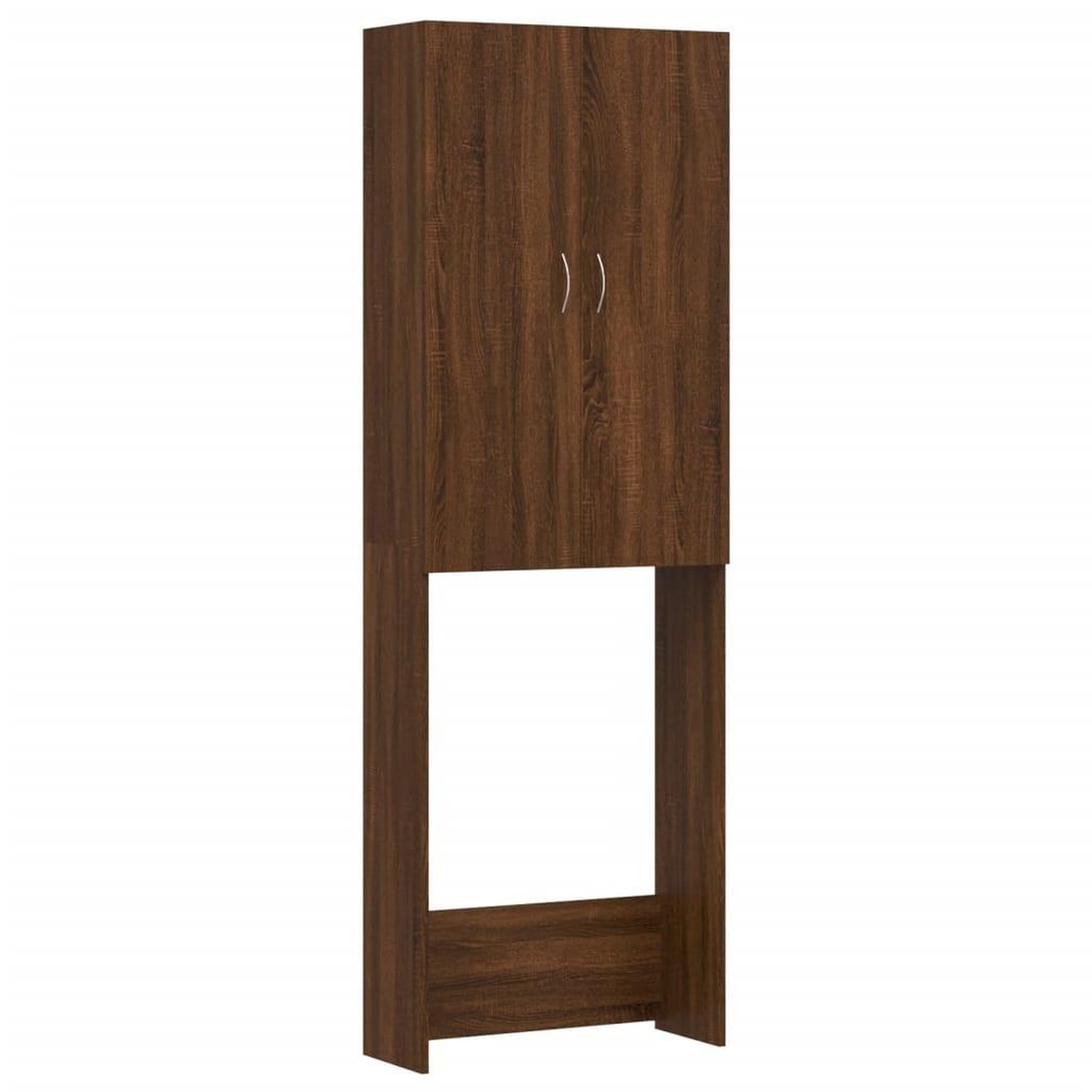 Voir la diapositive 2 : VIDAXL Meuble pour machine a laver Chene marron 64x25,5x190 cm