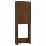 Voir la diapositive 2 : VIDAXL Meuble pour machine a laver Chene marron 64x25,5x190 cm