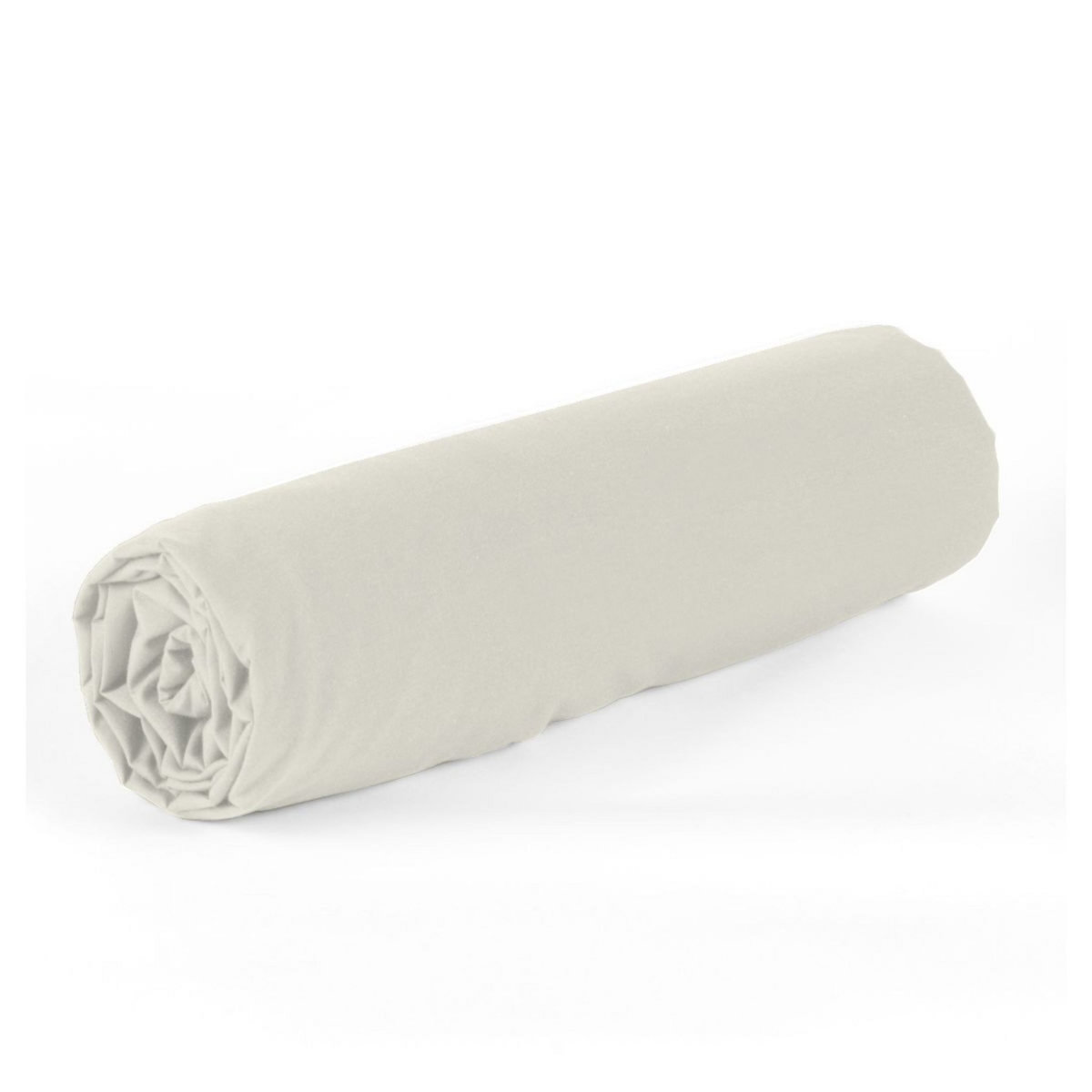 Drap housse uni en polycoton 49 fils GENNIA