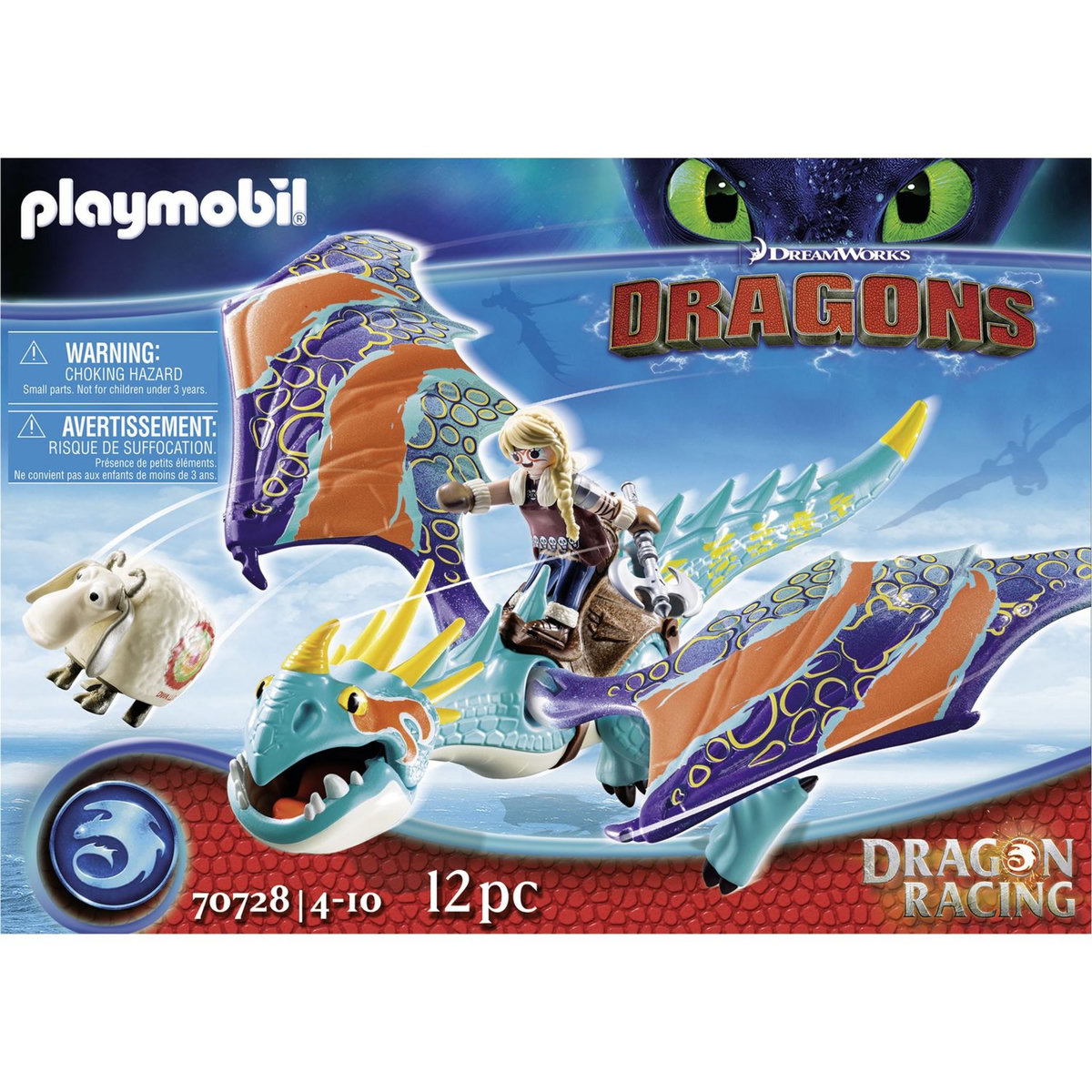 PLAYMOBIL 70728 Dragon Racing - Course de dragons : Astrid et Tempête