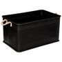 Voir la diapositive 5 : ATMOSPHERA Lot de 3 Malles Design en Métal  Cuba  60cm Noir