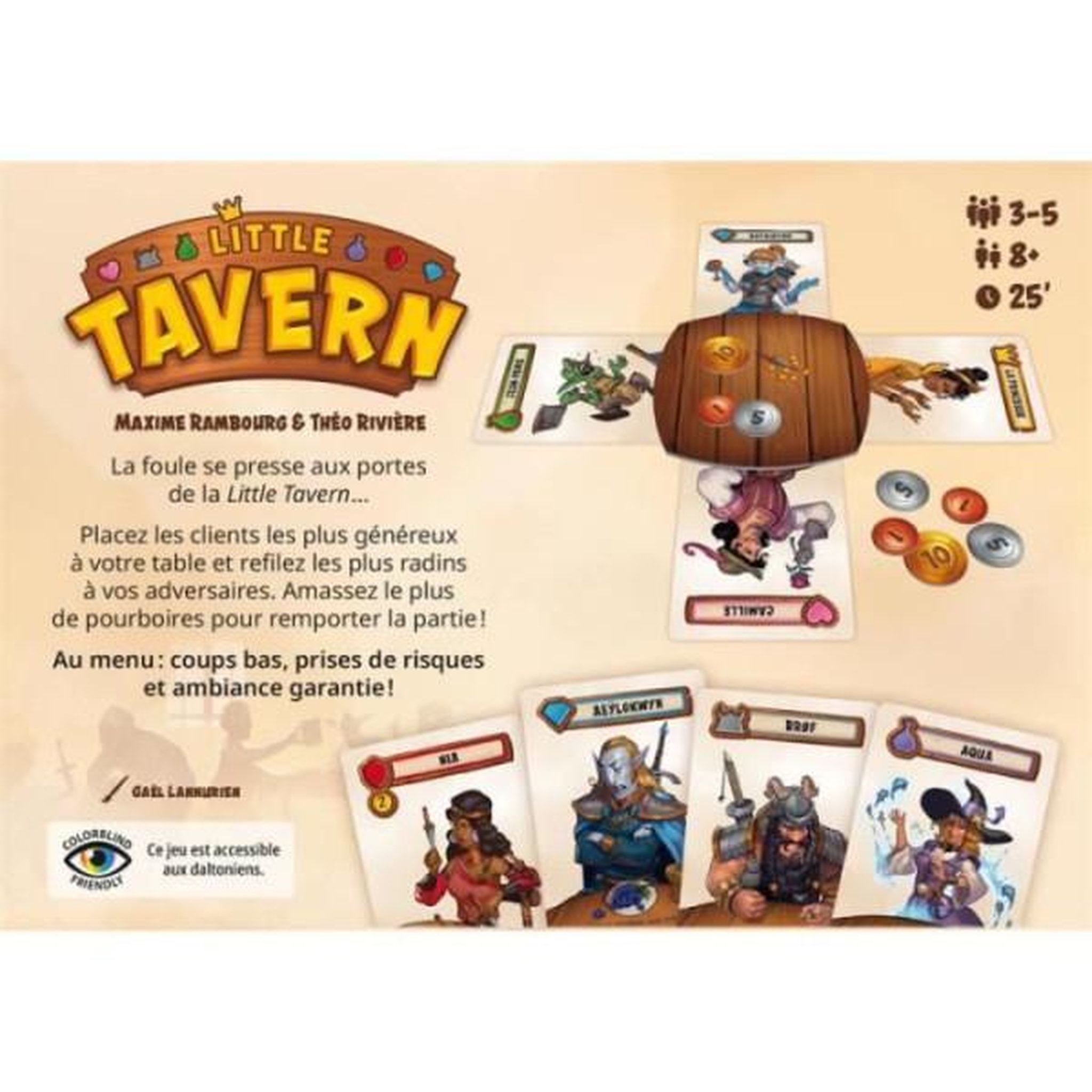Voir la diapositive 3 : Asmodee Jeu d ambiance Asmodée Little Tavern