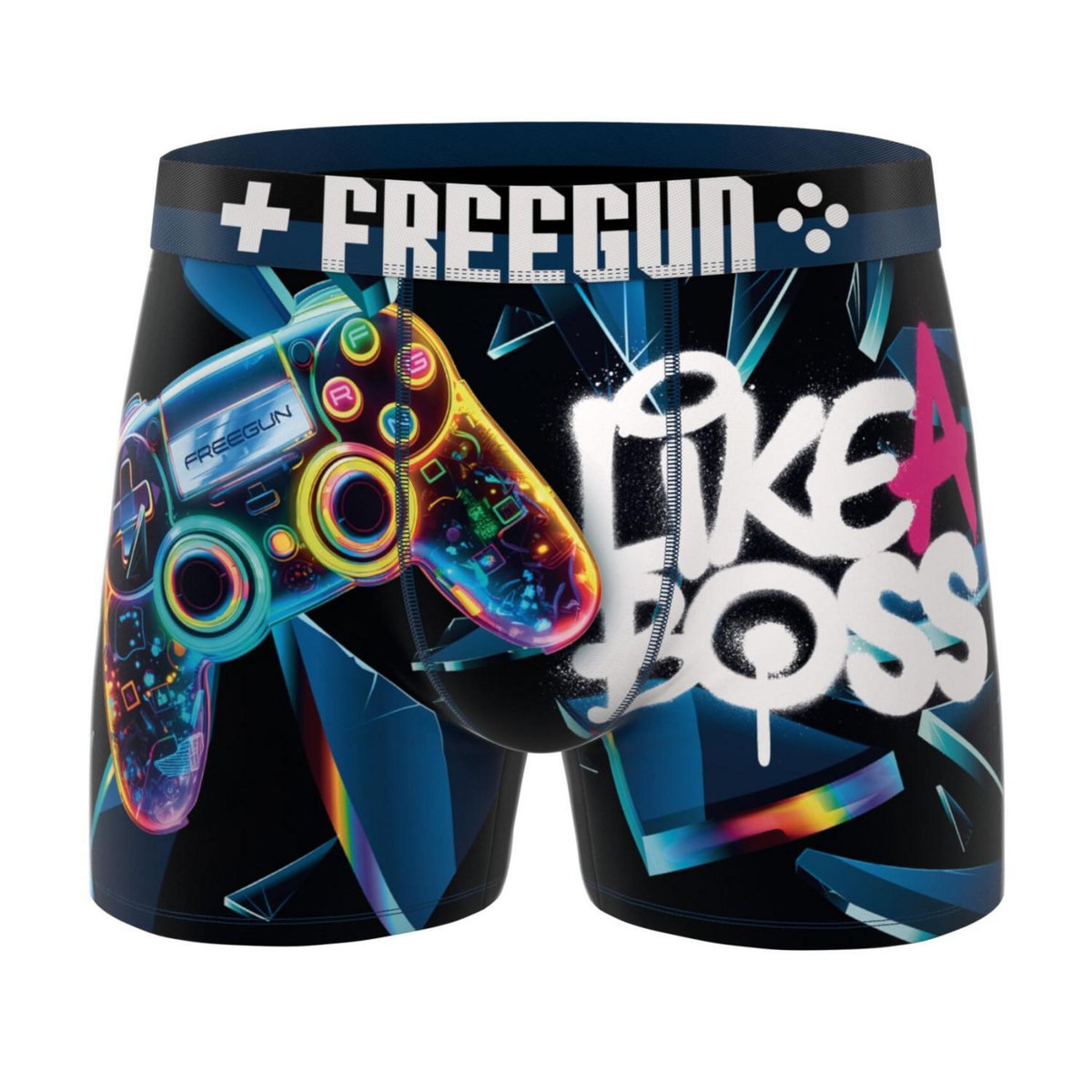 FREEGUN Lot de 4 boxers enfant Forever Gamer