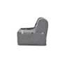 Voir la diapositive 4 : GRUHIER GRUHIER Banquette BZ - Tissu Gris et noir - L143 x P97 x H89cm - Joe