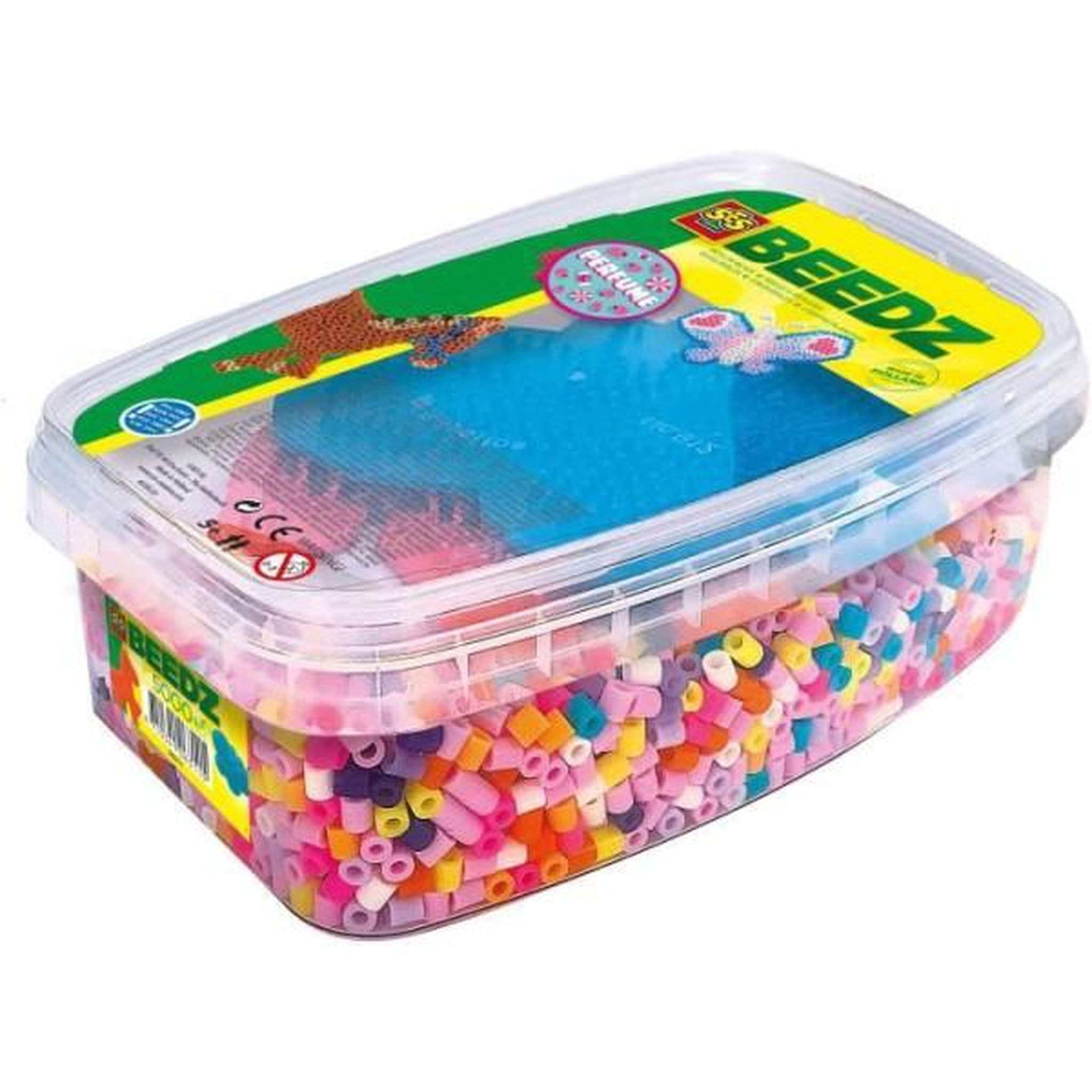SES Creative SES CREATIVE - Kit de 5000 perles a repasser parfumées Chevaux et papillons