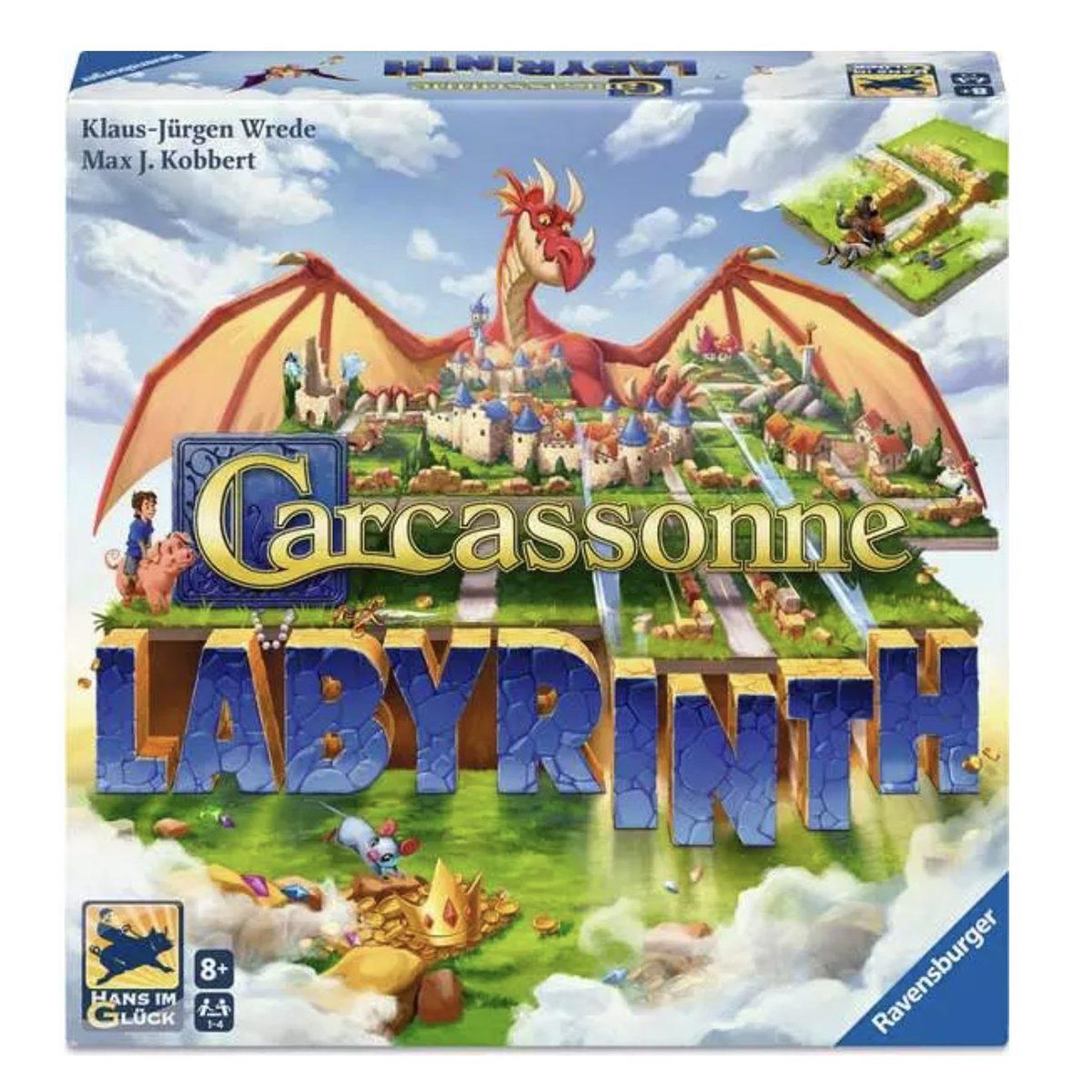 RAVENSBURGER Carcassonne labyrinth - jeux de societe a partir de 8 ans
