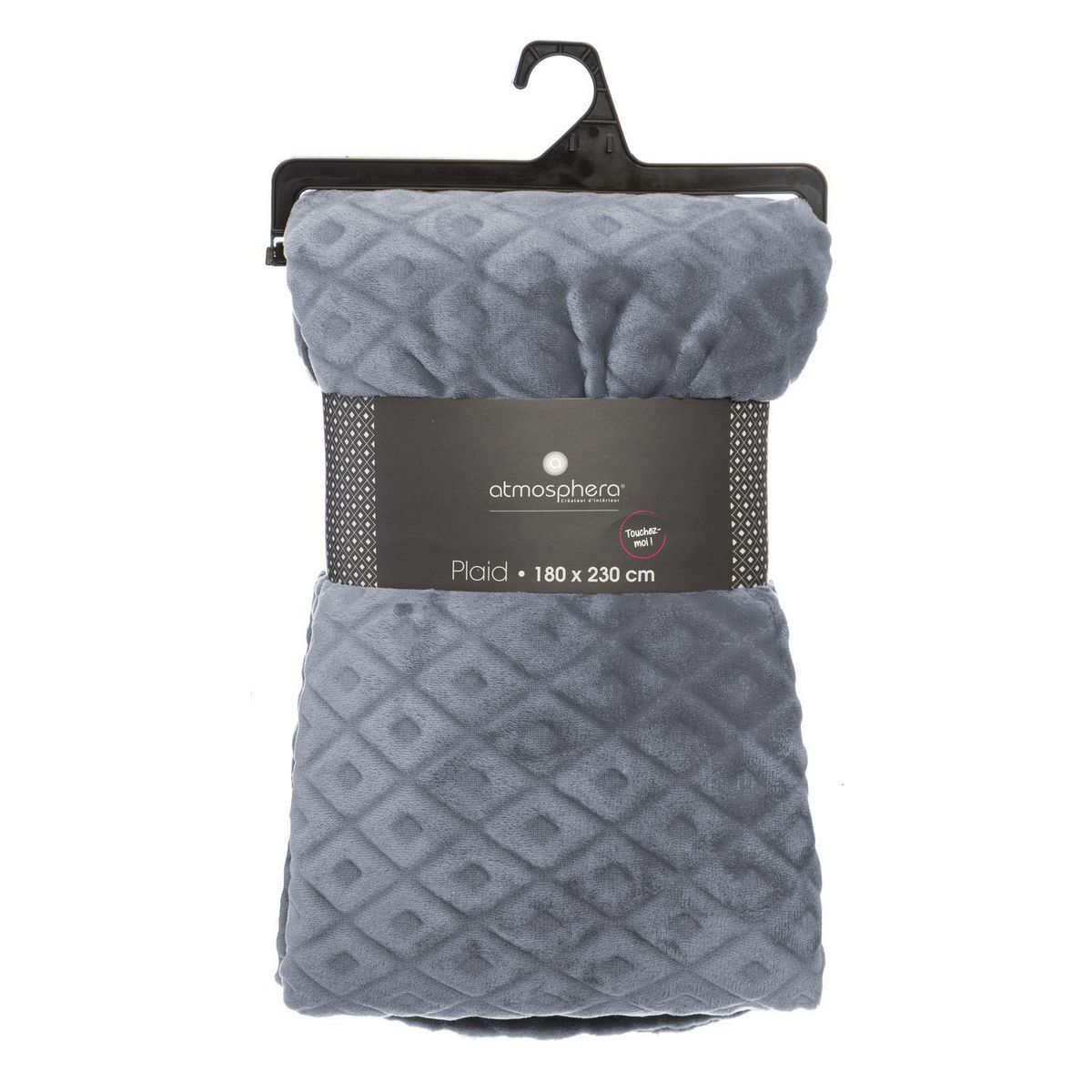 ATMOSPHERA Plaid en Flanelle détails losanges en 3D