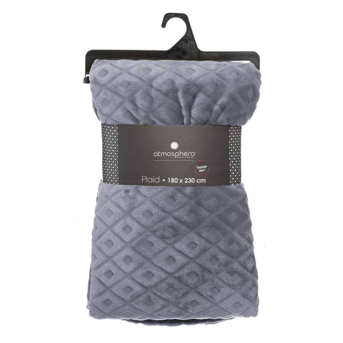 ATMOSPHERA Plaid en Flanelle détails losanges en 3D