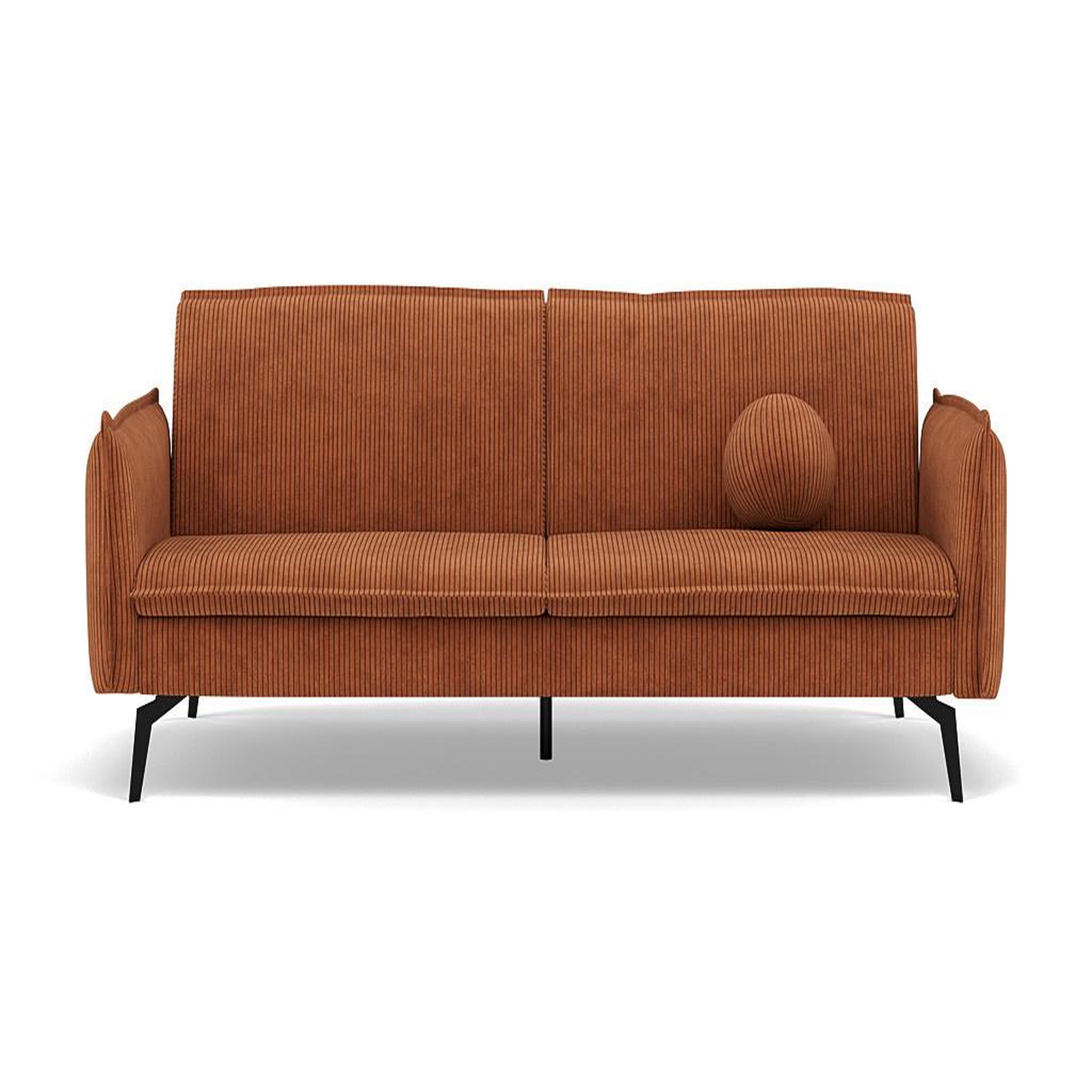 Voir la diapositive 1 : BEST MOBILIER Lexie - canapé convertible clic-clac 2 places en velours côtelé