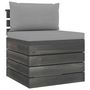 Voir la diapositive 4 : VIDAXL Salon palette de jardin 6 pcs avec coussins Bois de pin massif