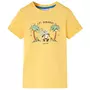 VIDAXL T-shirt pour enfants ocre clair 116