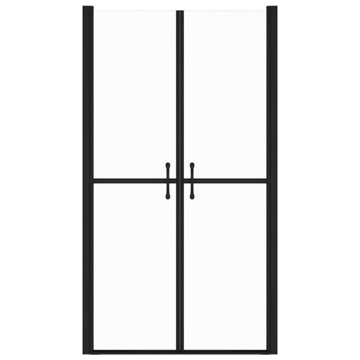 VIDAXL Porte de douche ESG transparent (78-81)x190 cm