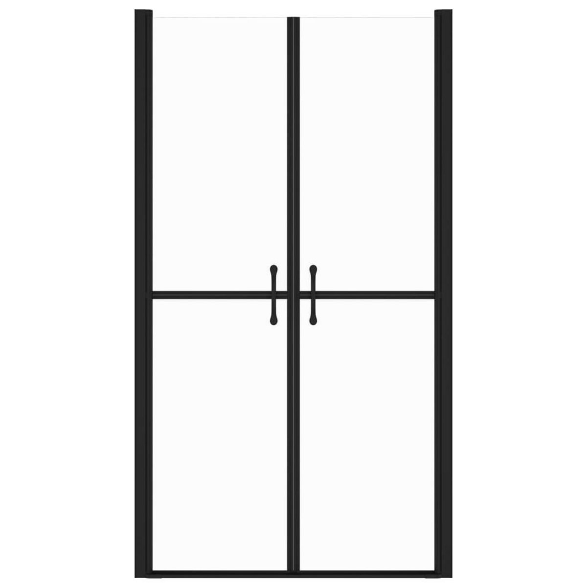 VIDAXL Porte de douche ESG transparent (78-81)x190 cm