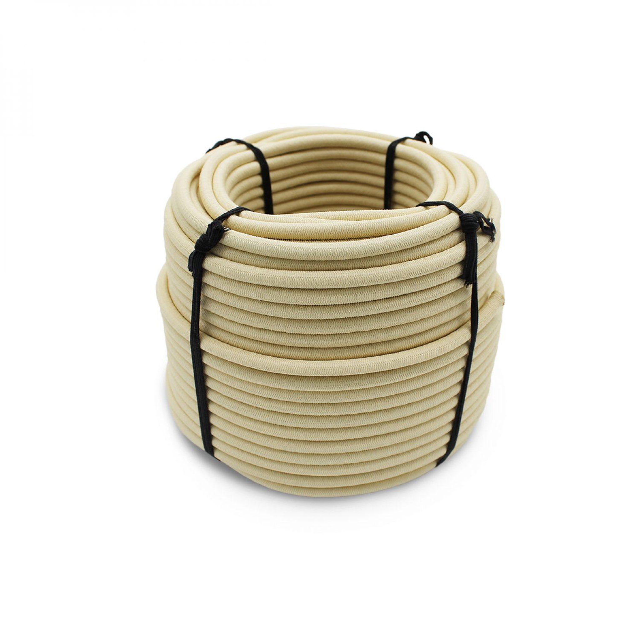 Voir la diapositive 1 : LINXOR Bobine, rouleau de tendeur élastique - 50 mètres x 6 mm - Beige