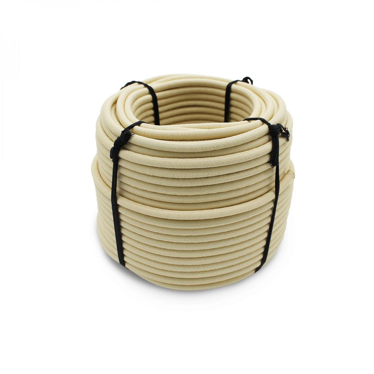 LINXOR Bobine, rouleau de tendeur élastique - 50 mètres x 6 mm - Beige