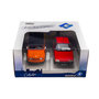 Voir la diapositive 4 : SOLIDO Pack Véhicules 1/18 Citroën Mehari Orange et Renault Fuego Turbo Rouge
