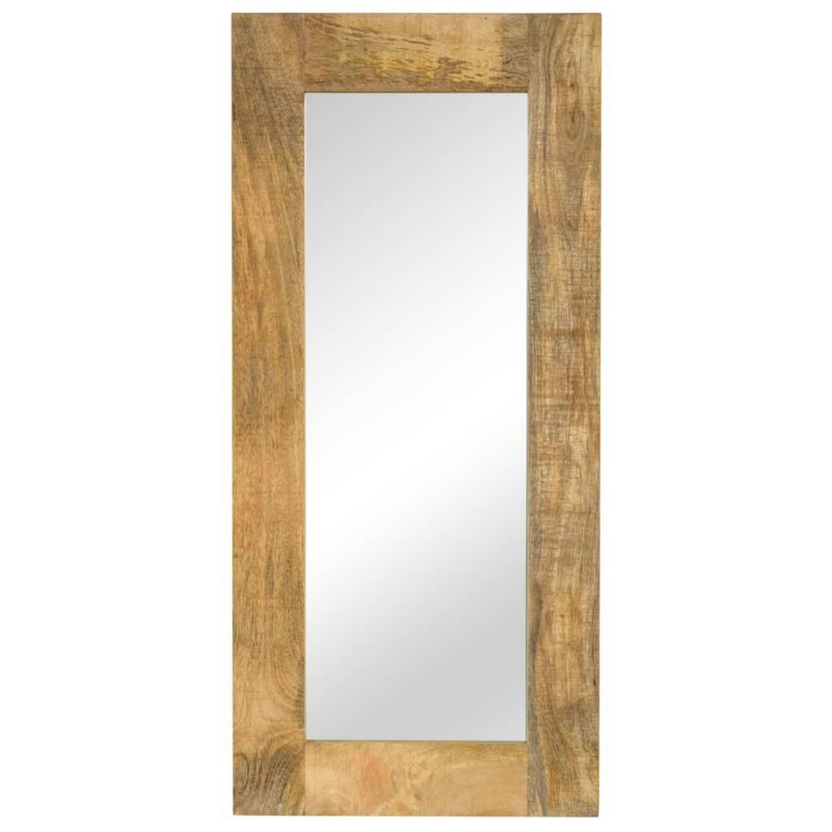 VIDAXL Miroir Bois massif de manguier 50 x 110 cm