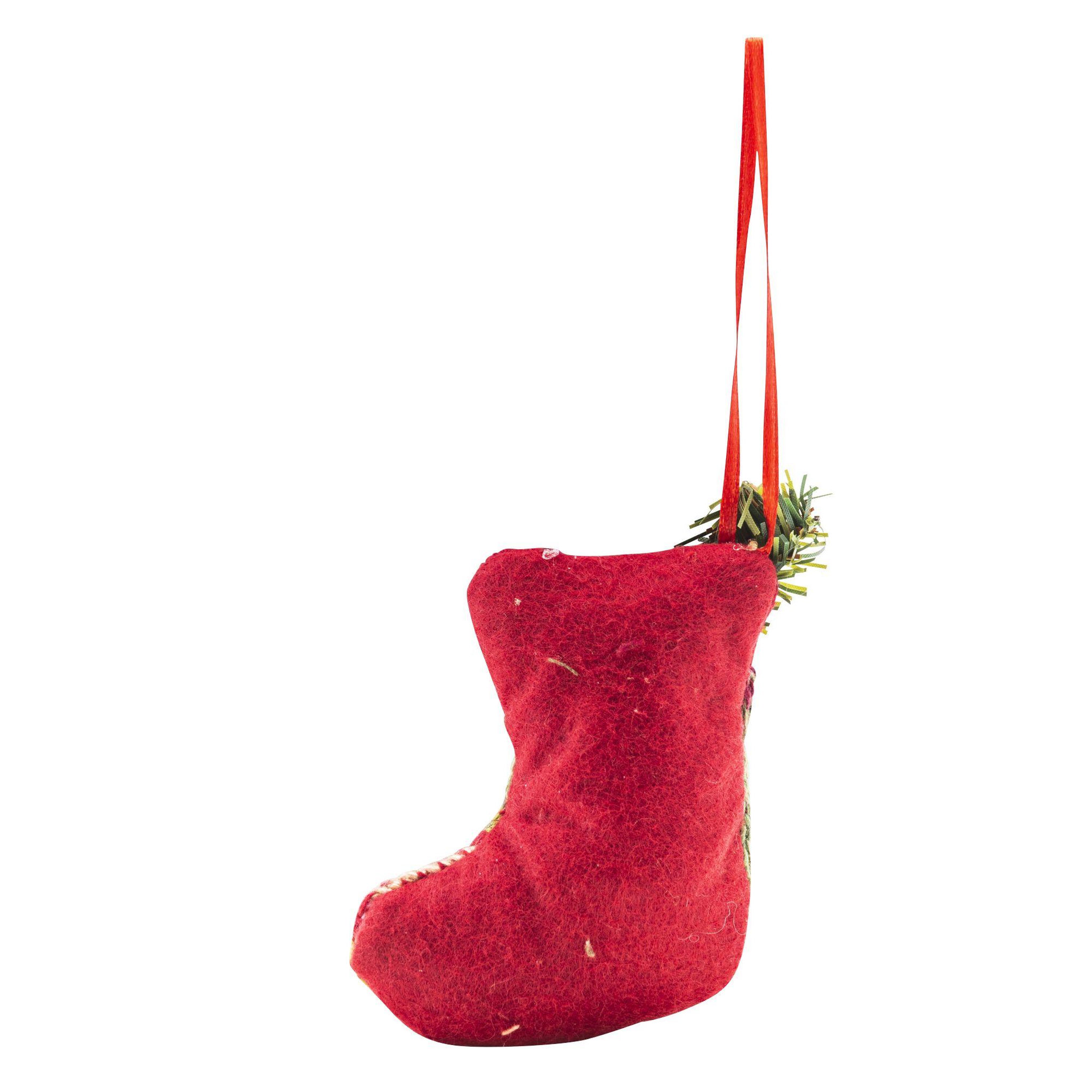 Voir la diapositive 2 : WERKAPRO Chaussette de Noël à suspendre  8 x 10 cm