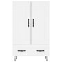 Voir la diapositive 5 : VIDAXL Buffet haut blanc 69,5x31x115 cm bois d'ingenierie