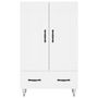 Voir la diapositive 5 : VIDAXL Buffet haut blanc 69,5x31x115 cm bois d'ingenierie