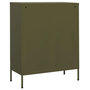 Voir la diapositive 5 : VIDAXL Armoire de rangement Vert olive 80x35x101,5 cm Acier