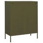 Voir la diapositive 5 : VIDAXL Armoire de rangement Vert olive 80x35x101,5 cm Acier