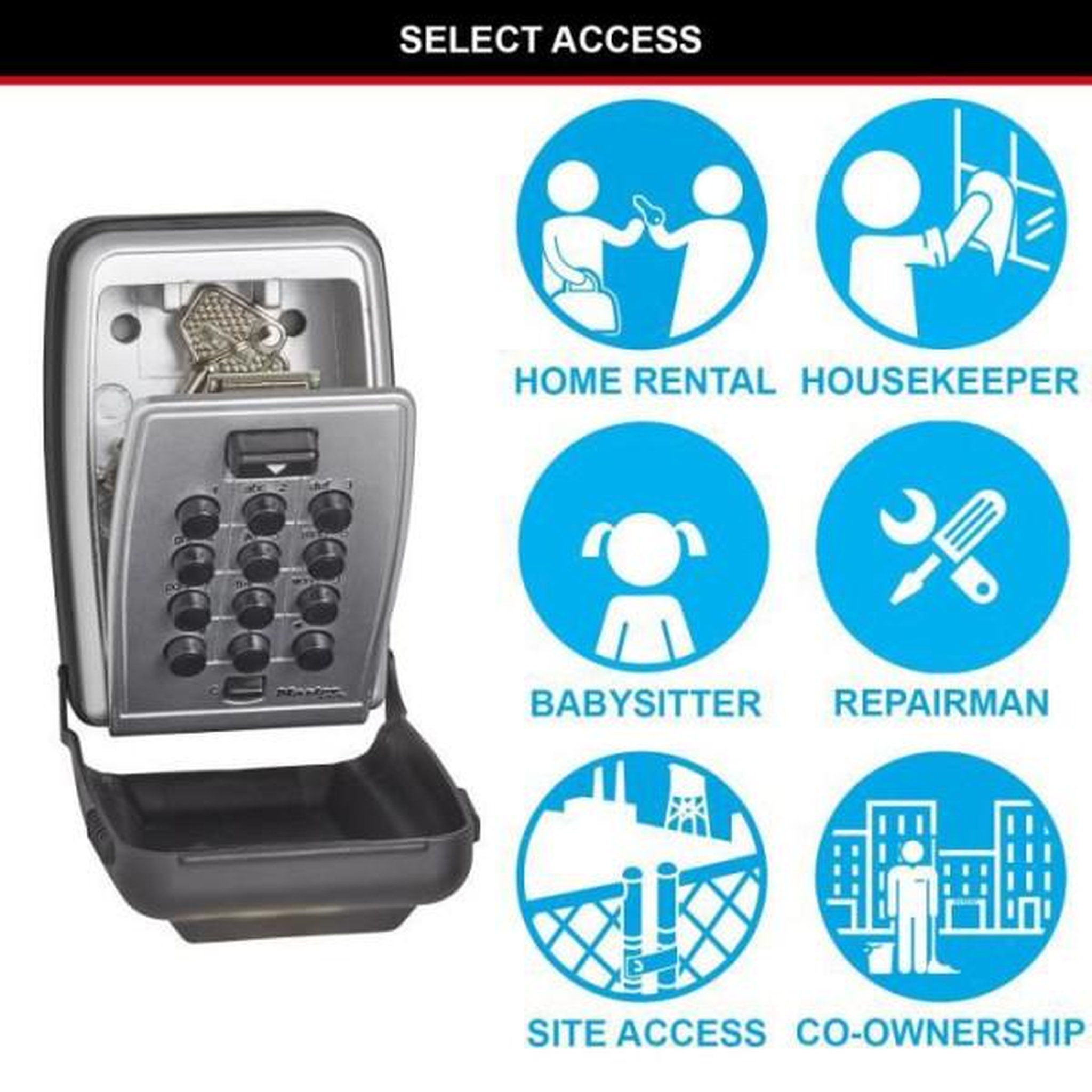 Voir la diapositive 2 : Master lock Armoire de sécurité masterlock boîte a clés 5423eurd format l