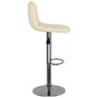 Voir la diapositive 5 : VIDAXL Tabourets de bar lot de 2 creme tissu