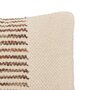 Voir la diapositive 2 : ATMOSPHERA Coussin Déco Effet Jute  Striscia  30x50cm Ivoire